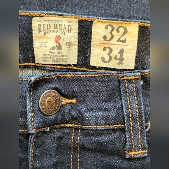 Redhead Brand Co. Straight Leg Jeans 👖 size 32x34 - Picture 4 of 4